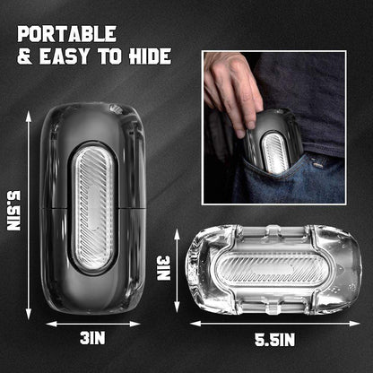 Manual Dual-Channel Masturbation Cup