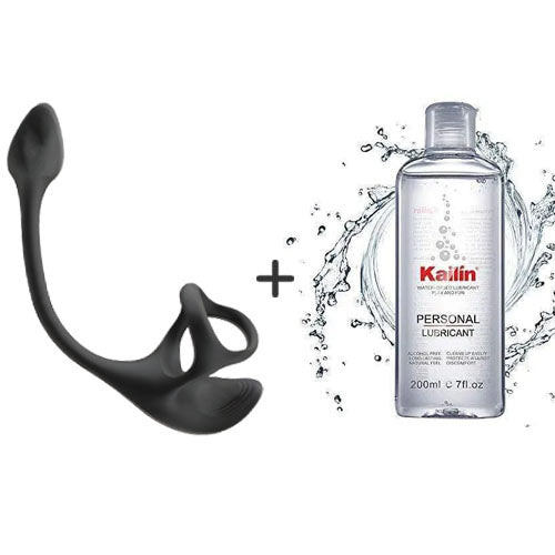 Buyging™ Spherical Vibrating Anal Plug with Penis Rings