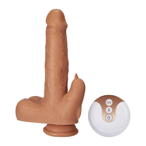 Double Stimulation Remote Control Vibrator