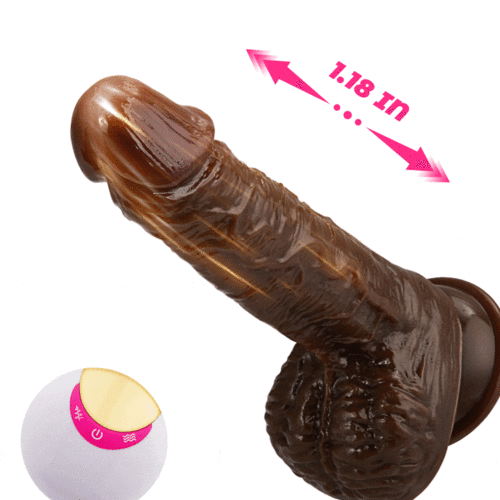 Jocko 8 Thrusting 8 Vibrating Swing Lifelike Wild Dildo 8.93 INCH