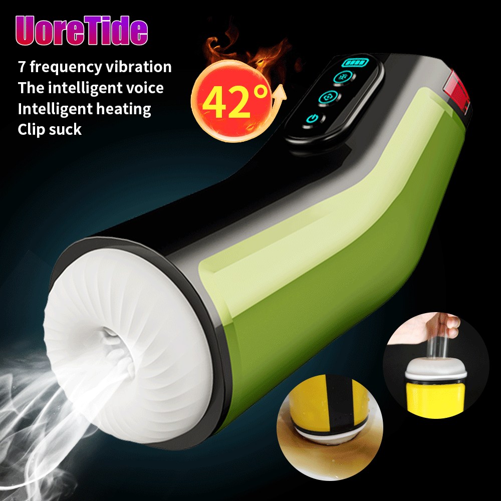 Male Adult Sex Products Intelligent Sucking Aircraft Cup Automatic Heating Men's Masturbation Automatic Aircraft Cup