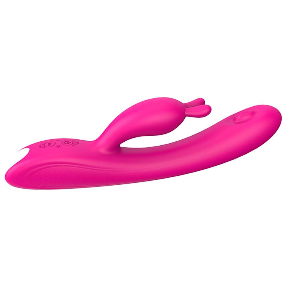 Dual Motor 9X9 Modes Flapping Clitoris G-Spot Rabbit Vibrator