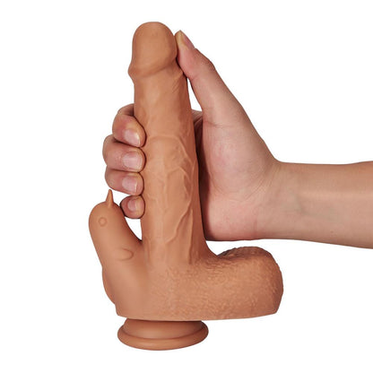 Clitoral stimulation Thrusting Didlo Heating Vibrator