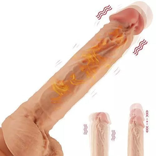 Realistic 3 Functions Multiple Combination Dildo