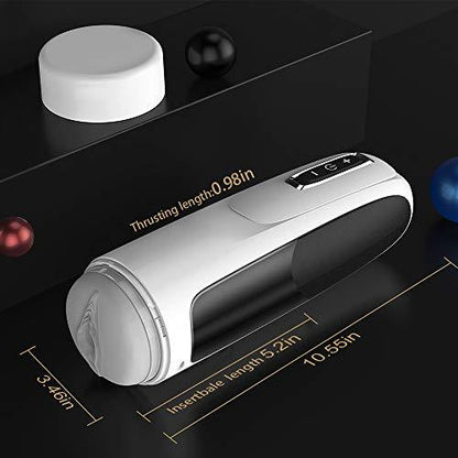 10 Powerful Telescoping&Rotating Automatic Masturbation Cup