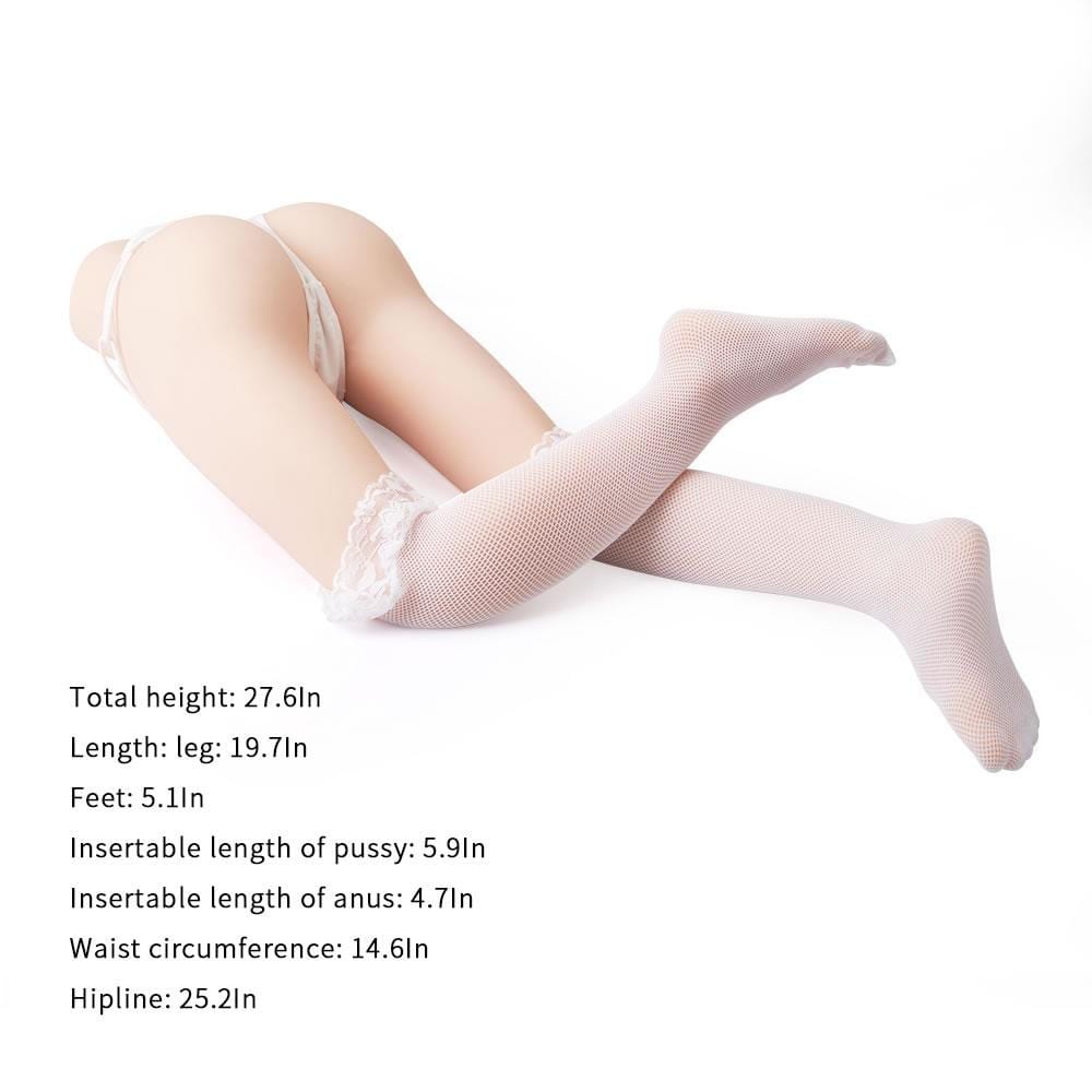 27.6” Realistic Pussy Anus Leg Sex Doll