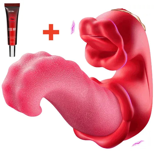 😍2025 Most Popular Adult Sex Toys for Women💞–💋Pleasure Tongue Vibrator Dildo👅