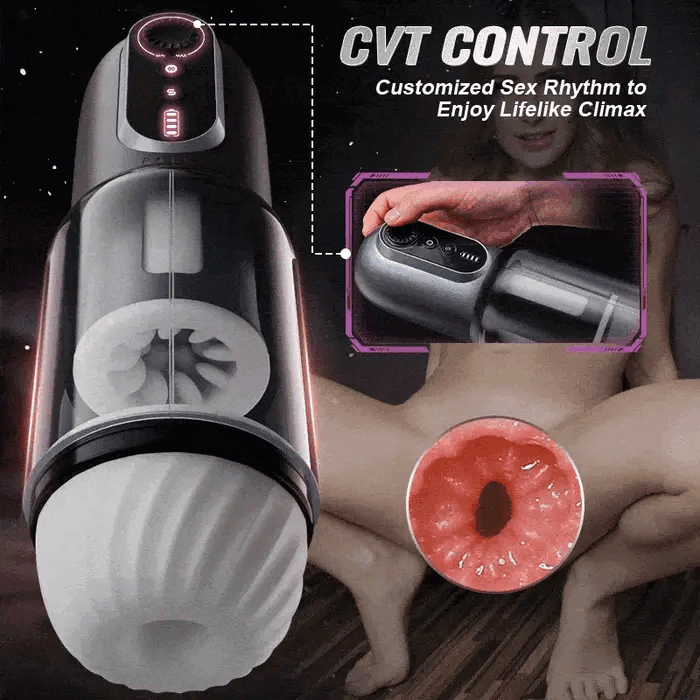Sexoralab™ CVT Control Sucking Thrusting Rotating Erection Aid Masturbator