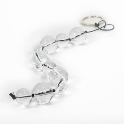 Crystal Glass Transparent Anal Plug Beads