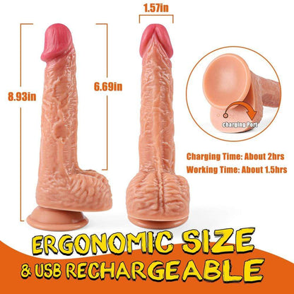 Rotating Thruster Dildo
