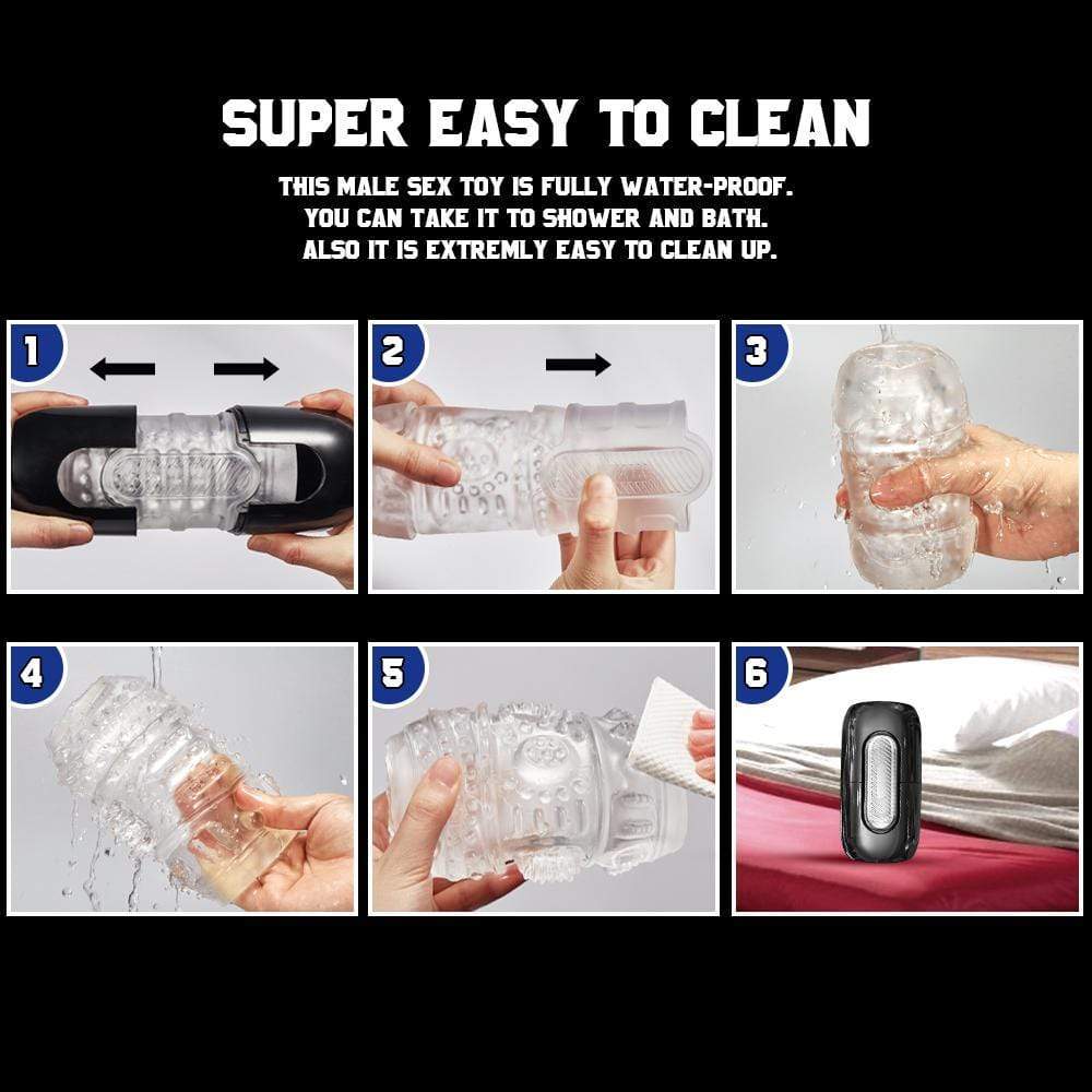 Manual Dual-Channel Masturbation Cup