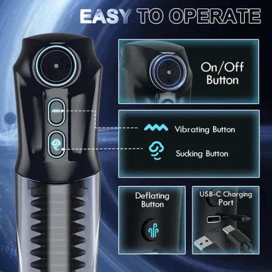 👑👑The newest, best-selling model at a low price - 💥Next Level Vibrating Sucking Penis Pump