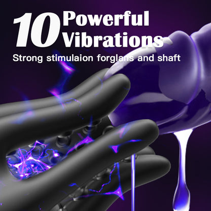 Buyging™ Dual Motor 9 Thrusting 10 Vibrating Penis Trainer & Anal Toy