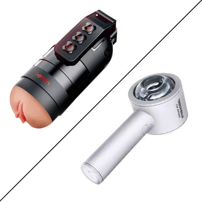 Sexoralab - LETEN 10 Vibrating Masturbation Cup and Pussy Pocket 2 IN 1