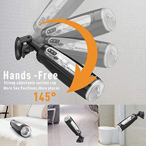 Hands-Free Male Masturbation Cup Automatic Rotating Telescoping