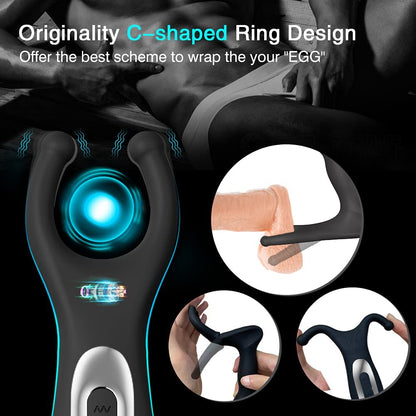 10 Modes Heating Vibrating Butt Plug Stimulator