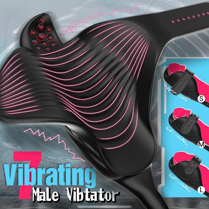 Buyging™ 7 Thrusting 7 Vibrating Glans Trainer for Intense Penis and Anal Stimulation