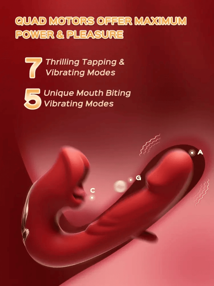 💥New on sale 2025 💞G-Spot Vibrator Female Sex Toy, featuring 7 slapping vibration modes and 5 licking/sucking modes.
