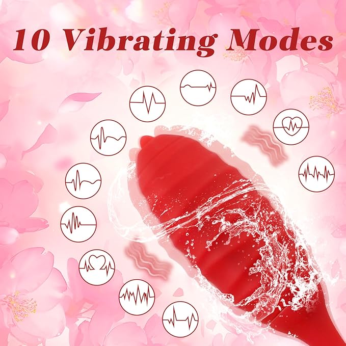 Sexoralab™G-spot Tongue Vibrator With 10 Licking Biting & Vibrating Modes