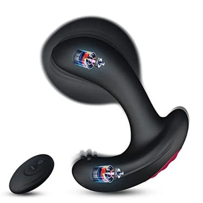 Sexoralab™Inflatable Butt Plug Vibrator Wireless Remote Control Male Prostate Massager