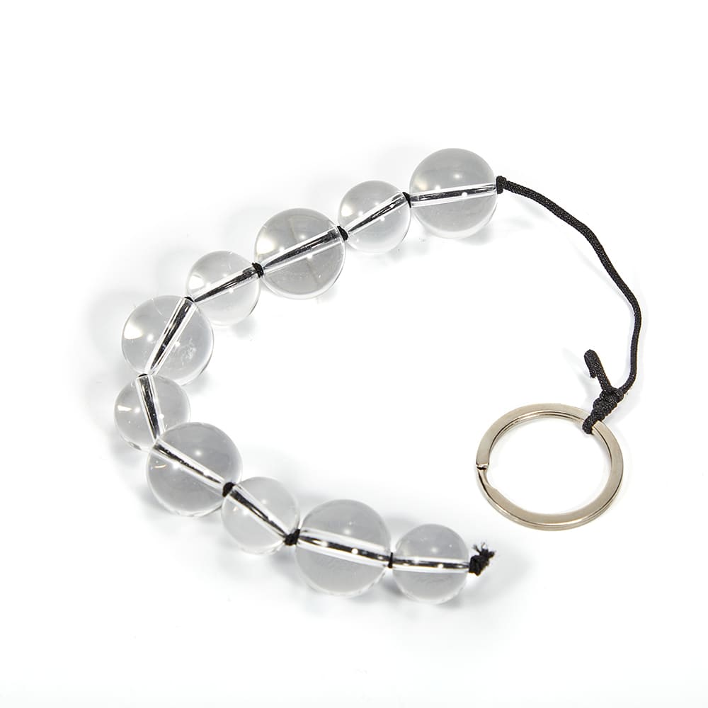 Crystal Glass Transparent Anal Plug Beads