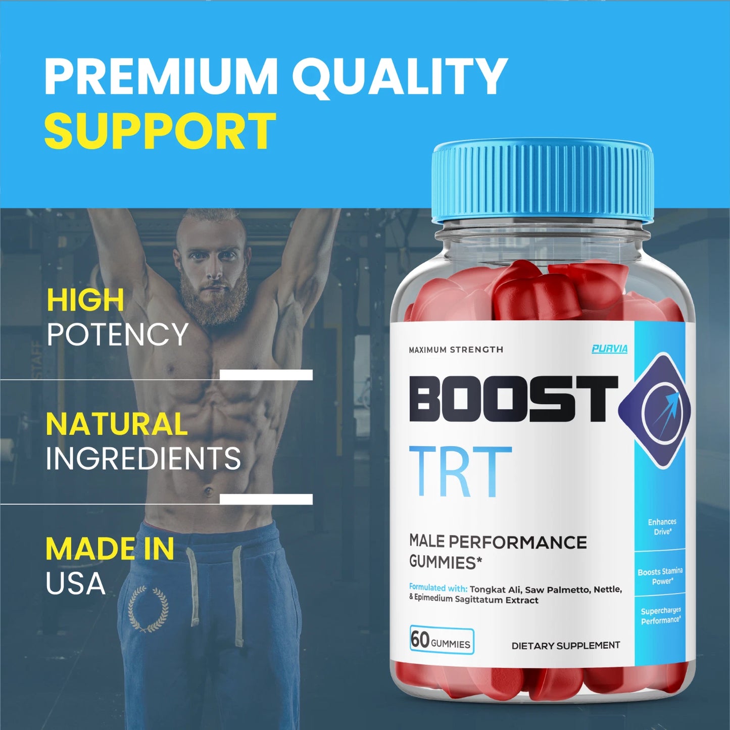 Boost TRT Gummies for Men BoostTRT Male Enhancement Supplement